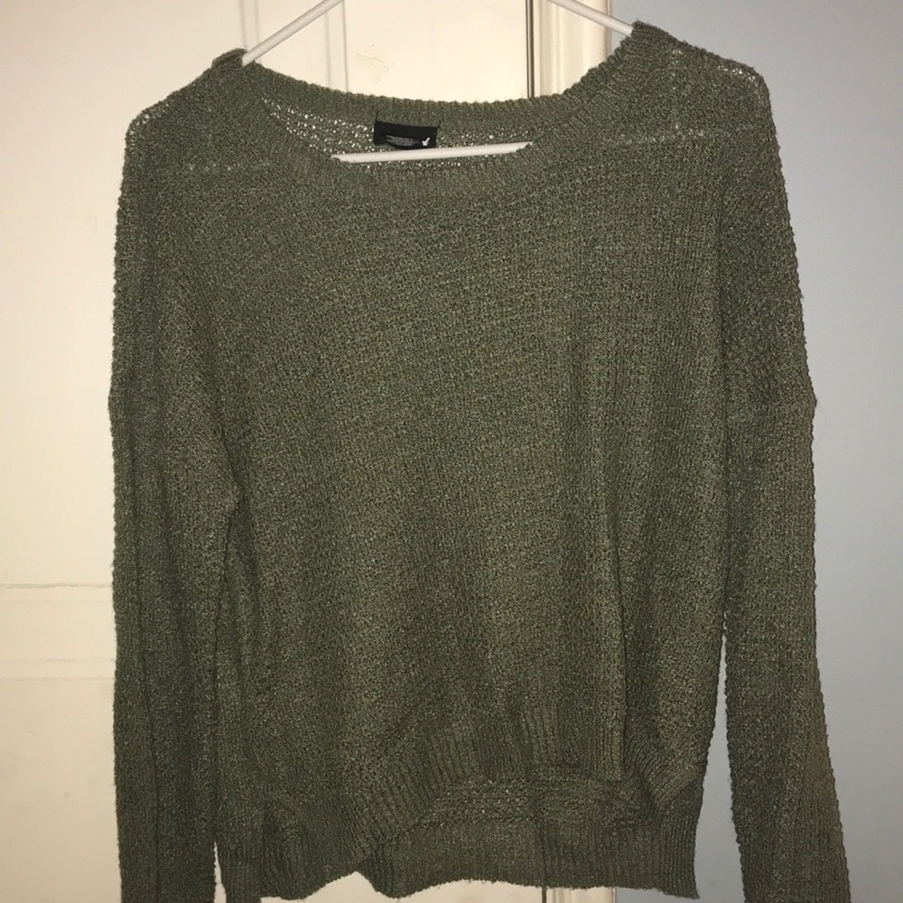 Green sweater